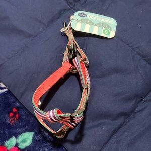 NWT Blueberry Small Adjustable Pet Harness Pink, Brown and Green Striped